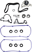 2-Piece Kit Timing Belt Kit, Water Pump Included, Includes (1) Valve Cover Gasket and (1) Timing Belt Kit