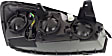 2007 Chevrolet Malibu - 3-Piece Kit Front Primed Bumper Cover,  Includes (1) Bumper Cover and (2) Headlight