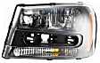 3-Piece Kit, Front Primed Bumper Cover, Includes (1) Bumper Cover and (2) Headlight