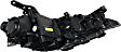 3-Piece Kit Driver and Passenger Side Halogen Headlight, With bulb(s), OE Replacement, Sedan, Includes (2) Headlight and (1) Bumper Cover