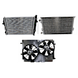3-Piece Kit A/C Condenser, includes (1) A/C Condenser, (1) Cooling Fan Assembly and (1) Radiator, 5.7L Eng., 8 Cyl.