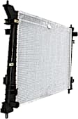 3-Piece Kit A/C Condenser, includes (1) A/C Condenser, (1) Cooling Fan Assembly and (1) Radiator, 2.4L/3.0L/3.5L/3.6L Eng., 4 and 6 Cyl.