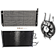 1991 Chevrolet C3500 - 3-Piece Kit A/C Condenser, 5.7L 8Cyl,  Includes (1) A/C Condenser, (1) Cooling Fan Assembly, and (1) Radiator