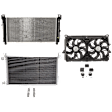 2007 Cadillac Escalade ESV - 3-Piece Kit A/C Condenser, 6.2L 8Cyl,  Includes (1) A/C Condenser, (1) Cooling Fan Assembly, and (1) Radiator
