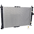 2007 Pontiac Wave - 2-Piece Kit A/C Condenser, 1.6L 4Cyl,  Includes (1) A/C Condenser and (1) Radiator