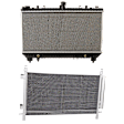 2-Piece Kit A/C Condenser, includes (1) A/C Condenser and (1) Radiator, 6.2L Eng., 8 Cyl.