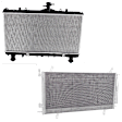 2-Piece Kit A/C Condenser, includes (1) A/C Condenser and (1) Radiator, 3.6L Eng., 6 Cyl.