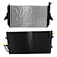 2002 Chevrolet Astro - 2-Piece Kit A/C Condenser, For Models With Rear Air Conditioning, 4.3L 6Cyl,  Includes (1) A/C Condenser and (1) Radiator