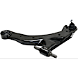 4-Piece Kit Front, Driver and Passenger Side, Lower Control Arms, Includes (2) Control Arm and (2) Tie Rod End