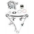 3-Piece Kit Timing Chain Kit, 3.5L, 6Cyl Includes (1) Oil Pump, (1) Timing Chain Kit, and (1) Water Pump