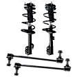 4-Piece Kit Front Suspension Kit, AWD, Includes (2) Loaded Strut and (2) Sway Bar Link