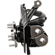 4-Piece Kit Front, Driver and Passenger Side Steering Knuckle, With Bearing, With Dust Shield, Includes (2) Knuckle and (2) Loaded Strut