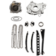 2009 Ford Expedition - 3-Piece Kit Timing Chain Kit, Without Vvt Cam Gear(S), 5.4L 8Cyl,  Includes (1) Oil Pump, (1) Timing Chain Kit, and (1) Water Pump