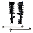 2011 Toyota Prius - 4-Piece Kit Fully Loaded Strut,  Includes (2) Loaded Strut and (2) Sway Bar Link