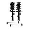 2015 Toyota Corolla - 4-Piece Kit Front, Driver and Passenger Side Fully Loaded Strut,  Includes (2) Loaded Strut and (2) Sway Bar Link