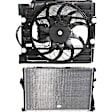 2-Piece Kit A/C Condenser Fan 6 Cyl 2.5L, Single fan, Includes (1) A/C Condenser Fan and (1) Radiator