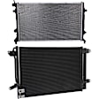 2012 Volkswagen Jetta S - 2-Piece Kit Radiator, 2.5L 5Cyl, Sedan,  Includes (1) A/C Condenser and (1) Radiator