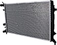 2012 Volkswagen Jetta S - 2-Piece Kit Radiator, 2.5L 5Cyl, Sedan,  Includes (1) A/C Condenser and (1) Radiator