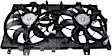 2-Piece Kit Radiator Fan 4 Cyl 2.5L, Dual fan, Includes (1) A/C Condenser and (1) Radiator Fan
