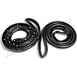 KIT-081324-C1389 2-Piece Kit Weatherstrip Seal - Door Seal, Direct Fit, 2-Piece Kit, Includes (1) Weatherstrip Seal and (1) Door Seal