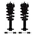 4-Piece Kit Fully Loaded Strut, 4WD, Includes (2) Sway Bar Link and (2) Shock Absorber and Strut Assembly