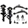 8-Piece Kit Fully Loaded Strut, Includes (2) Control Arm, (2) Ball Joint, (2) Sway Bar Link and (2) Shock Absorber and Strut Assembly