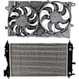 2016 Chevrolet Impala - 2-Piece Kit Radiator Fan 2.5L 4Cyl, Dual fan,  Includes (1) Radiator and (1) Radiator Fan