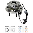 2-Piece Kit Front, Driver and Passenger Side Axle Assembly, New Kit, includes (1) Axle Assembly and (1) Wheel Hub