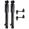 4-Piece Kit Shock, Includes (2) Sway Bar Link and (2) Shock Absorber and Strut Assembly