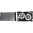 2012 Lexus CT200h - 2-Piece Kit Radiator Fan 1.8L 4Cyl, Dual fan,  Includes (1) Radiator and (1) Radiator Fan