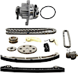 2007 Mercury Milan - 2-Piece Kit Timing Chain Kit, VIN: Z, DOHC, Duratec Engine, 16 Valve, Without VVT Cam Gear(s), 2.3L 4Cyl,  Includes (1) Timing Chain Kit and (1) Water Pump