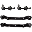 4-Piece Kit Control Arm Includes (2) Control Arm and (2) Sway Bar Link