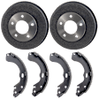 2004 Ford Escape - 2-Wheel Set Brake Drum and Shoe Kit, Includes (2) Brake Drum and (1) Brake Shoe Set