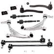 2012 Honda Pilot EX-L - 8-Piece Kit Front, Driver and Passenger Side, Inner and Outer, Lower Control Arm,  Includes (2) Control Arm, (2) Sway Bar Link, and (4) Tie Rod End