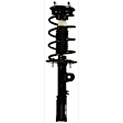 8-Piece Kit Fully Loaded Strut, AWD, Includes (2) Loaded Strut, (2) Sway Bar Link, and (4) Tie Rod End