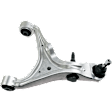 6-Piece Kit Front, Driver and Passenger Side, Lower, Inner and Outer Control Arms, Includes (2) Control Arm and (4) Tie Rod End