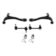 6-Piece Kit Control Arm Includes (2) Ball Joint, (2) Control Arm, and (2) Sway Bar Link