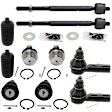 10-Piece Kit Front, Driver and Passenger Side Suspension Kit, Includes (2) Ball Joint, (2) Sway Bar Link, and (2) Tie Rod End