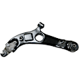 6-Piece Kit Front, Driver and Passenger Side Suspension Kit, Includes (2) Control Arm and (4) Tie Rod End
