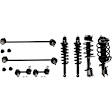 8-Piece Kit Front and Rear, Driver and Passenger Side Suspension Kit, Includes (4) Shock Absorber and Strut Assembly and (4) Sway Bar Link