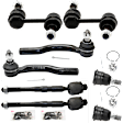 8-Piece Kit Front Suspension Kit, Includes (2) Ball Joint, (2) Sway Bar Link, and (4) Tie Rod End