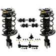8-Piece Kit Fully Loaded Struts with Ball Joints, Sway Bar Links, and Tie Rod Ends