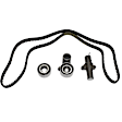 2006 Honda Odyssey - 4-Piece Kit Timing Belt Kit, J35A Engine, SOHC Engine, With VTEC Engine, 24 Valve, Without VCM, Superseded By 8507, Water Pump Driven By Timing Belt, Interference Engine, Without Water Pump, 3.5L 6Cyl