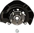 2004 Toyota Sienna - 4-Piece Kit Front, Driver and Passenger Side Steering Knuckle FWD, 3.3L 6Cyl, Loaded Knuckle, With Bearing, With Dust Shield Includes (2) Control Arm and (2) Knuckle