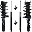 2012 Ford Focus - 6-Piece Kit Front and Rear, Driver and Passenger Side Suspension Kit, Includes (2) Sway Bar Link and (4) Shock Absorber and Strut Assembly