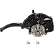 4-Piece Kit Front, Driver and Passenger Side Steering Knuckle, With Bearing, With Dust Shield, Includes (2) Axle Assembly and (2) Knuckle