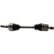 4-Piece Kit Front, Driver and Passenger Side Steering Knuckle, With Bearing, With Dust Shield, Includes (2) Axle Assembly and (2) Knuckle