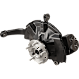 4-Piece Kit Front, Driver and Passenger Side Steering Knuckle, With Bearing, With Dust Shield, Includes (2) Axle Assembly and (2) Knuckle