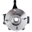 4-Piece Kit Front, Driver and Passenger Side Steering Knuckle, Without Backing Plate, With Bearing, Without Dust Shield, Includes (2) Knuckle and (2) Tie Rod End