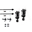 8-Piece Kit Suspension Kit, Includes (4) Tie Rod End, (2) Sway Bar Link and (2) Shock Absorber and Strut Assembly